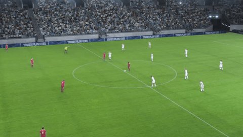 爱游戏体育（官网） APP下载直播的足球比赛精彩进攻画面